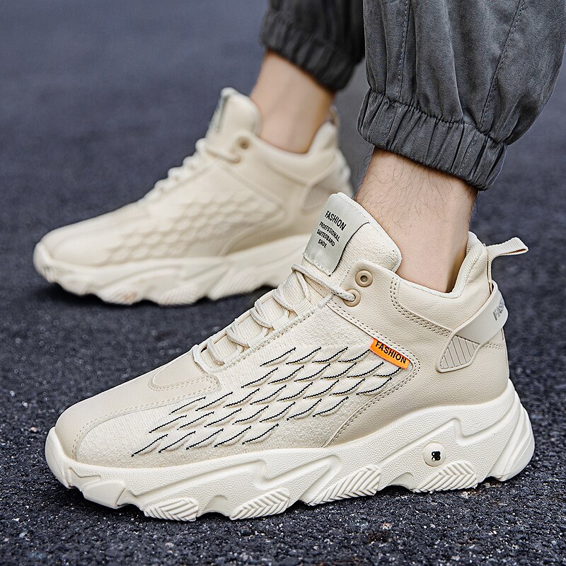 Daddy shoes grube podeszwy obuwie sportowe obuwie męskie białe szare oddychające wygodne adidasy buty męskie brezentowe buty