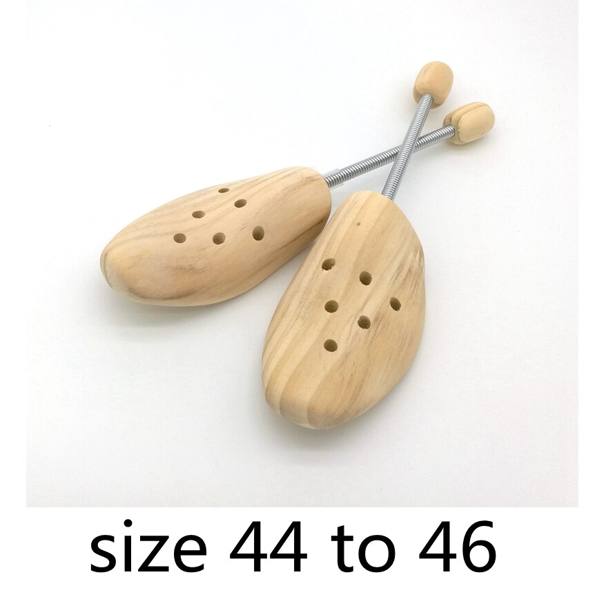 Grenen Hout Lente Shoestree Voorkomen Schoenen Maat 35-46 Unisex Schoenen Boom Houten Beschermen Schoenen Te Voorkomen Vervorming: size 44to46