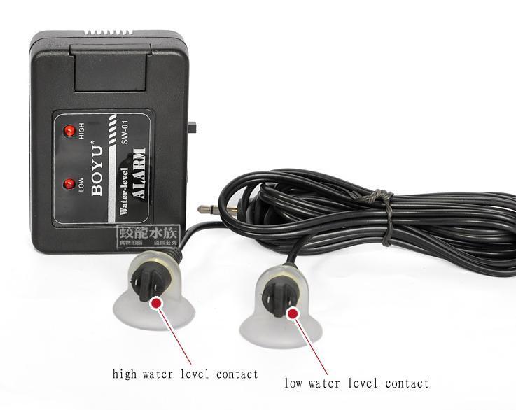 BOYU SW-01 Aquarium Aquarium Water Niveau Hoge Lage Alarm Detector (Batterijen niet inbegrepen)