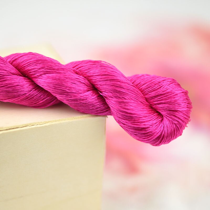 Hilo de seda para bordar, 100% seda, bordado a mano, punto de cruz, serie rosa, 8 colores degradados: 6