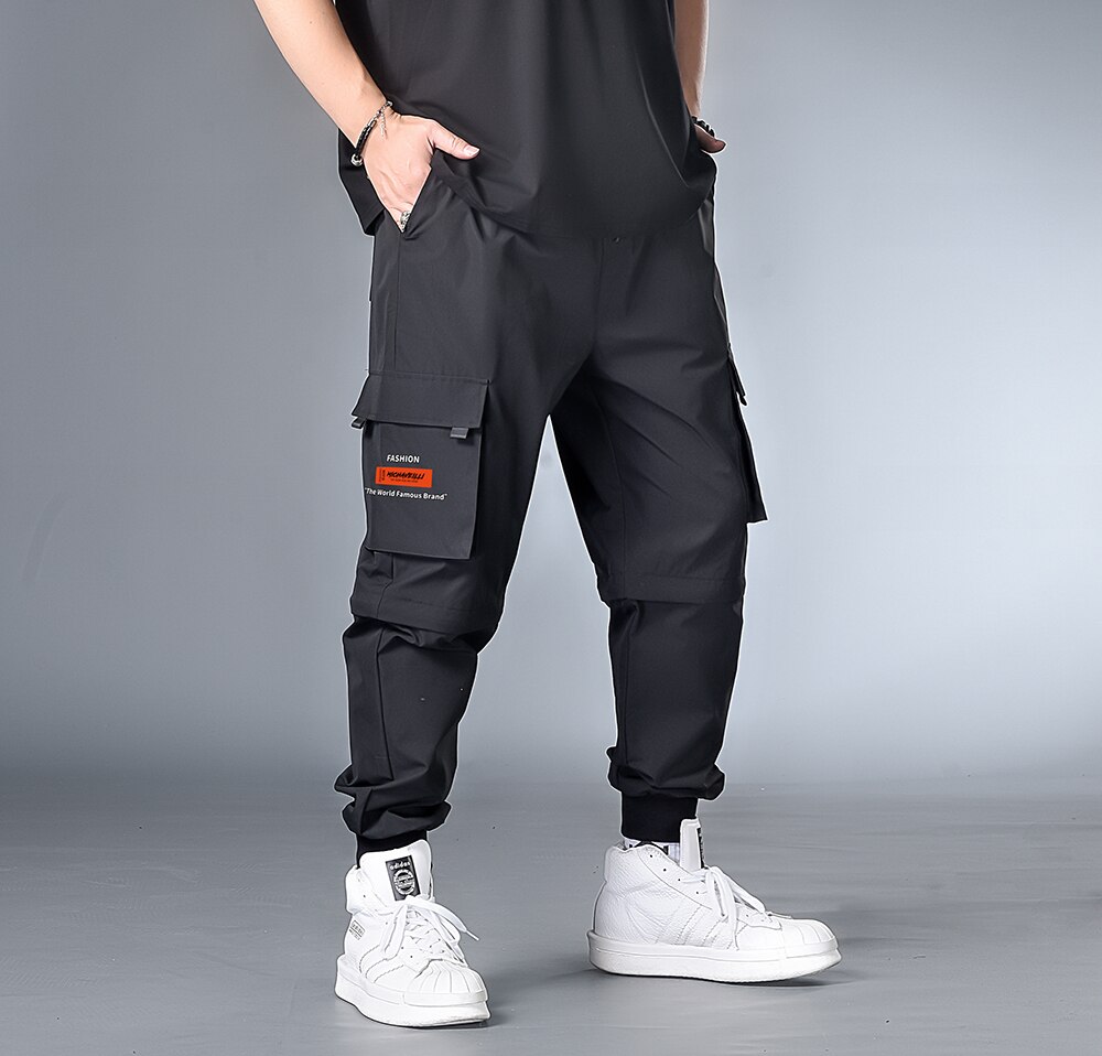 7XL 6XL XXXXL Plus Ladung-Harem Hosen Frühling Lustige Streetwear Japanischen Hüfte hüpfen Herren Jogginghose lässig Taschen Männer Jogger: XL