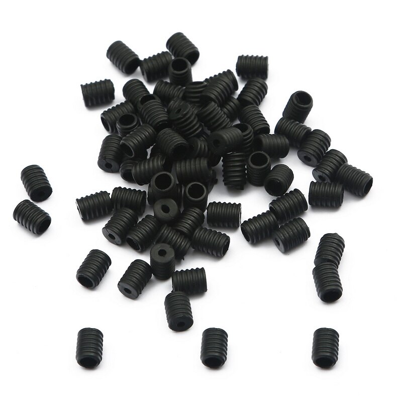 50Pcs Einstellbare Perlen Anti-slip Maske Schnalle Elastische Band Kappe Kunststoff Flache Spirale Schnalle Maske Stopper Ohr Schnur kordelzug Taste: 07