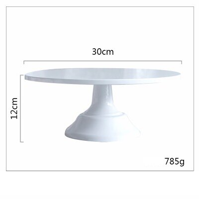 Sweet go Grand boulanger présentoir à gâteaux 12 pouces blanc outils de mariage Fondant ustensiles de cuisson Cupcake décoration fournitures Dessert Table Pops: White