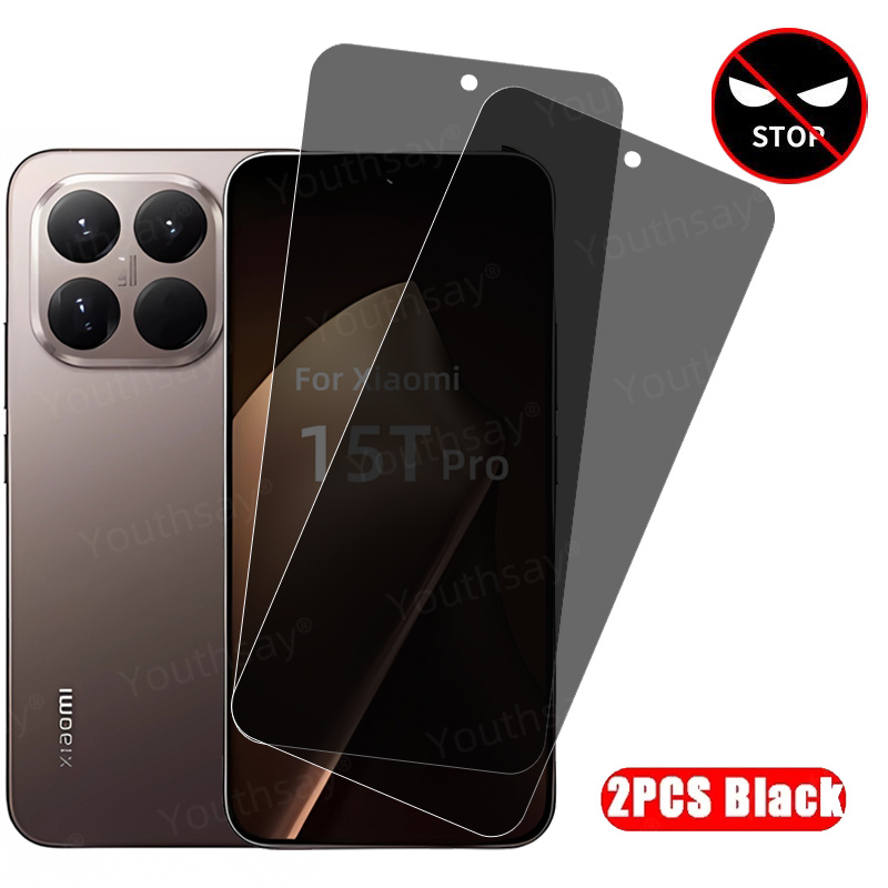 Szkło Hartowane Ochronne na Ekran Xiaomi 15T z Funkcją Prywatności, Szkło Anty-szpieg, Folia Ochronna na Telefon Mi 15T, Folia Anty-Podglądowa Xiaomi 15T zawodowiec: Glazurowane / Xiaomi 15 T