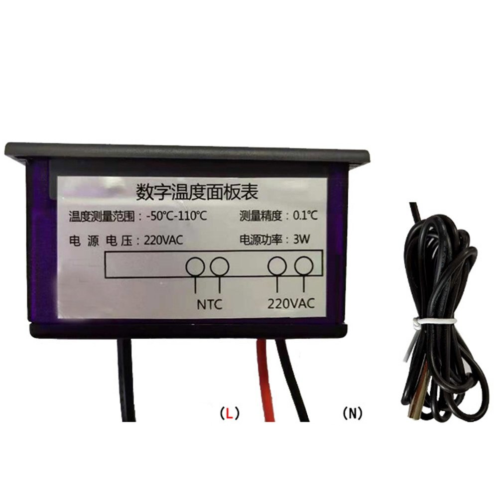 ZFX-900 pantalla LED termómetro Digital LED Monitor de temperatura refrigerador congelador tanques de agua Sensor de sonda 220v AC
