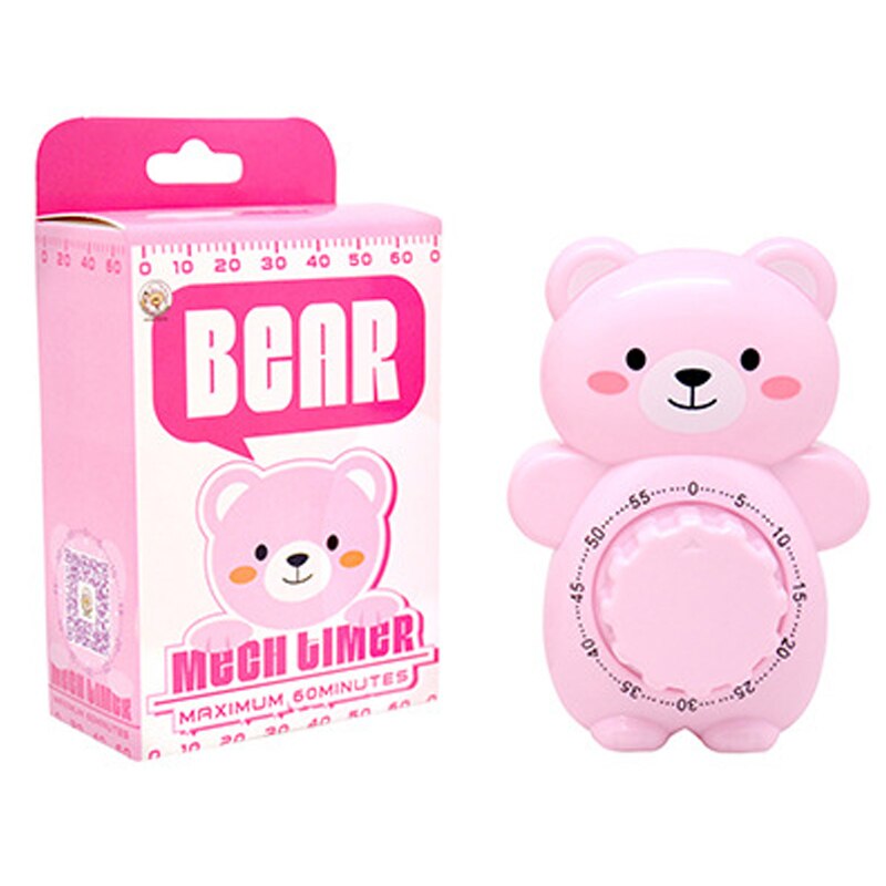 Kitchen Timers Time Alarm Noon Break Cooking Machine Timer Kitchen Tools Gadgets Dining Bar Household Merchandises: Pink