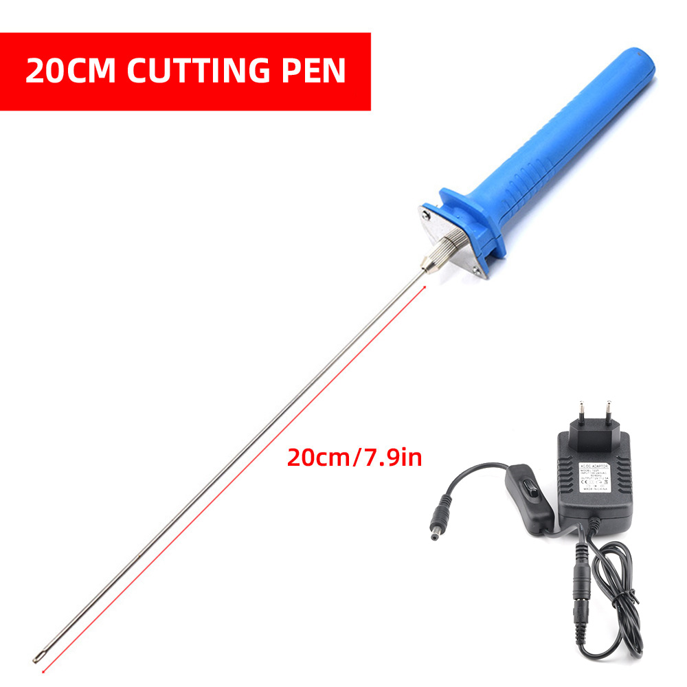 Foam Cutter Pen Electric Foam Polystyrene Cutting Machine Portable Styrofoam Cutter DIY Cutting Tools Film Cutting 15W 110V-240V: Dark Khaki