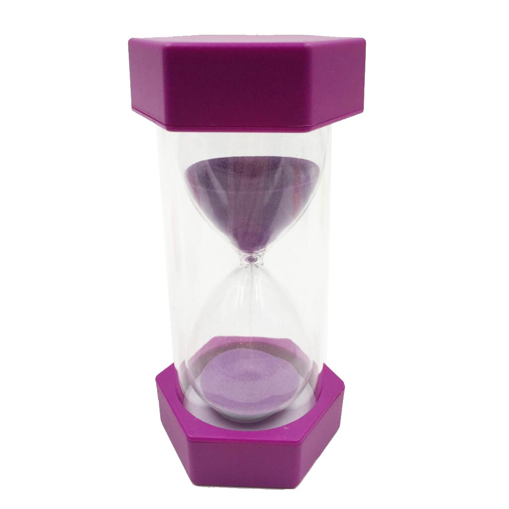 Hourglass Sand Timer 1/2/35/40 Minutes Sandglass Clock Timer For Kitchen: 2 Minutes-Purple