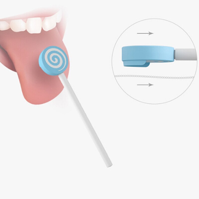 Lollipop bebê língua escova de limpeza escova de dentes língua mais limpa criança língua raspador limpador cuidados com o bebê natal presente dos miúdos do bebê