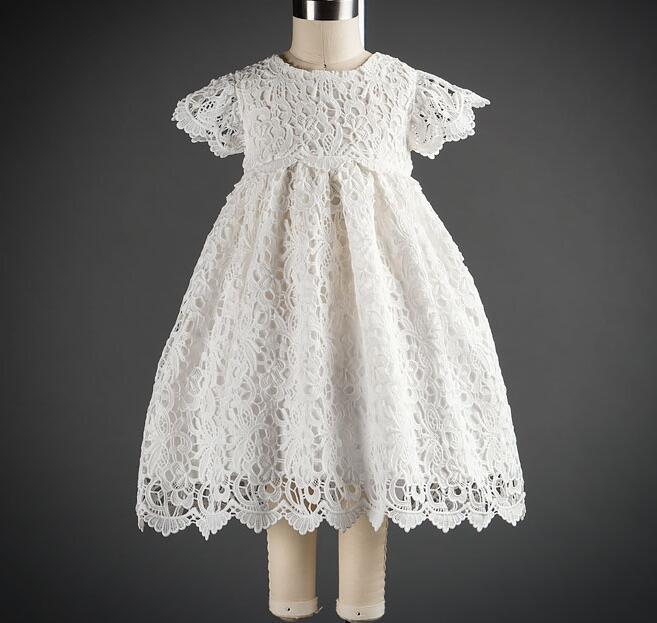 1 Year Birthday Baby Girl Dresses For Baptism Bebes Christening Gown Wedding Party Pageant Lace Dress Newborn Toddler infant kid: 3M