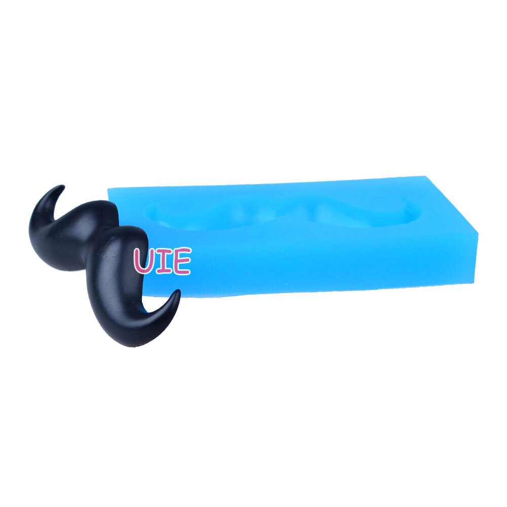 FYL453U 62,8mm x 10mm Bart Silikon bilden Fondant Kuchen Dekoration Süßigkeiten Harz Tonne Ohrringe Halskette Handwerk Seife Kerze LEBENSMITTEL SICHER