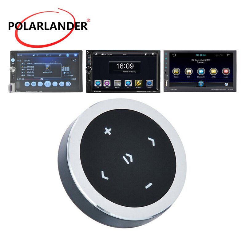 Draadloze Bluetooth 3.0 Auto Motorfiets Stuurwiel Muziek Speler Afstandsbediening Start Voor iOS/Android Media Knop Auto Styling