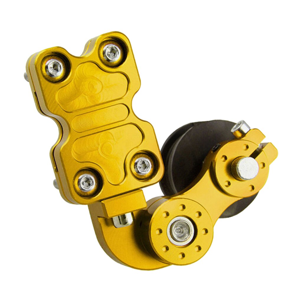 Kuuleyn Motor Kettingspanner – Instelbaar 3,7-4,3 Cm – Universeel – Rood – Voorzien Van Wieltje En Automatische Spanning