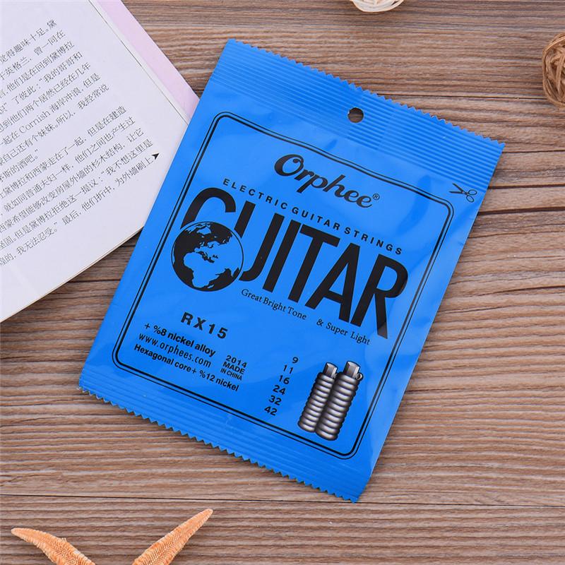 1 Set Nickel Plated Steel Guitar Strings For Electric Guitar With Original Retail Package Music Accessories