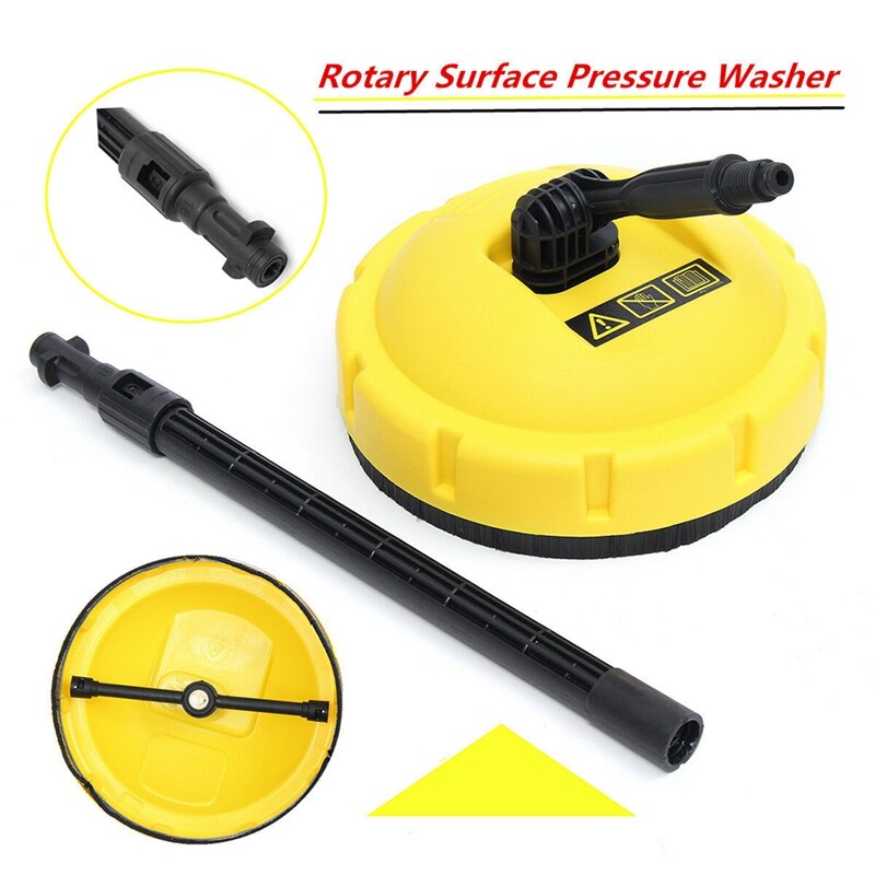 Pressure Washer Long Handle Round Garage Door Tools Wall Driveway Rotary Brush Flexible Paving Path for Karcher K