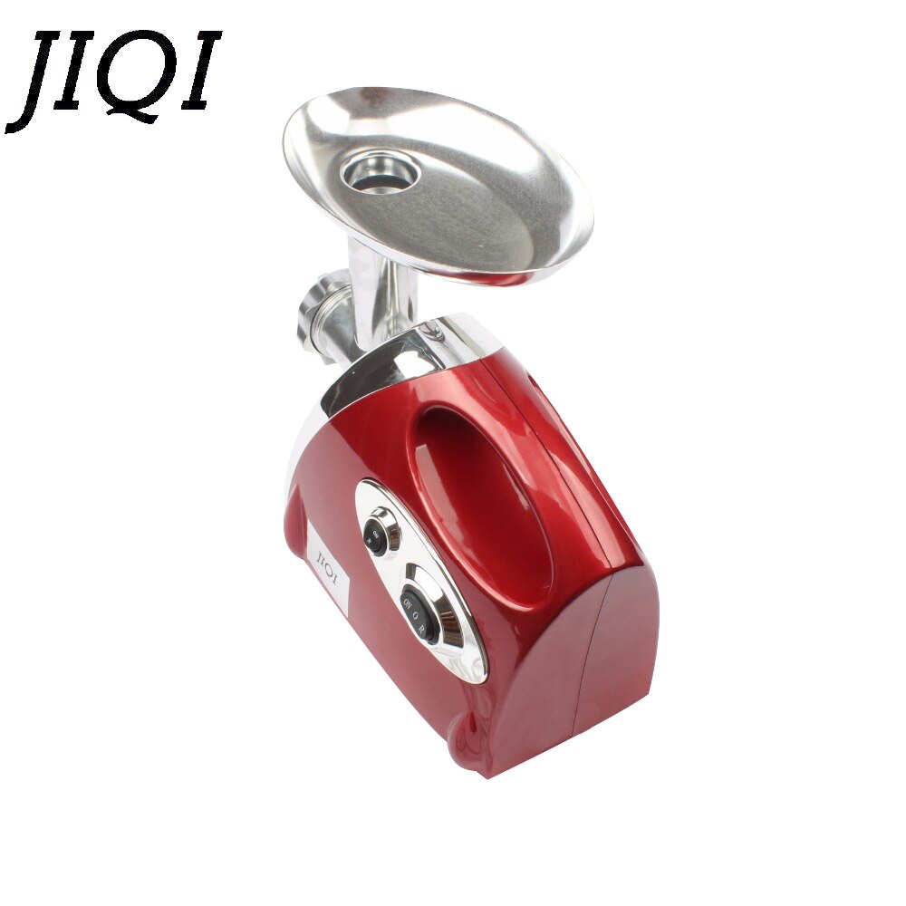 JIQI Multifunction Electric Meat Grinder Mincer filler Sausage Filling Maker Machine stuffer vegetables Slicer Cutter 110V 220V