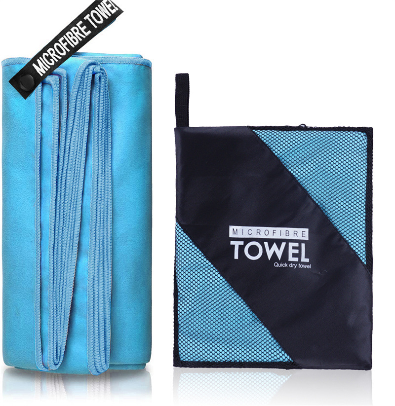 Verdikte microvezelhanddoek voor reizen, sport, sneldrogend, superabsorberend, grote haarhanddoek, superzacht en lichtgewicht fitnesshanddoek: Oranje