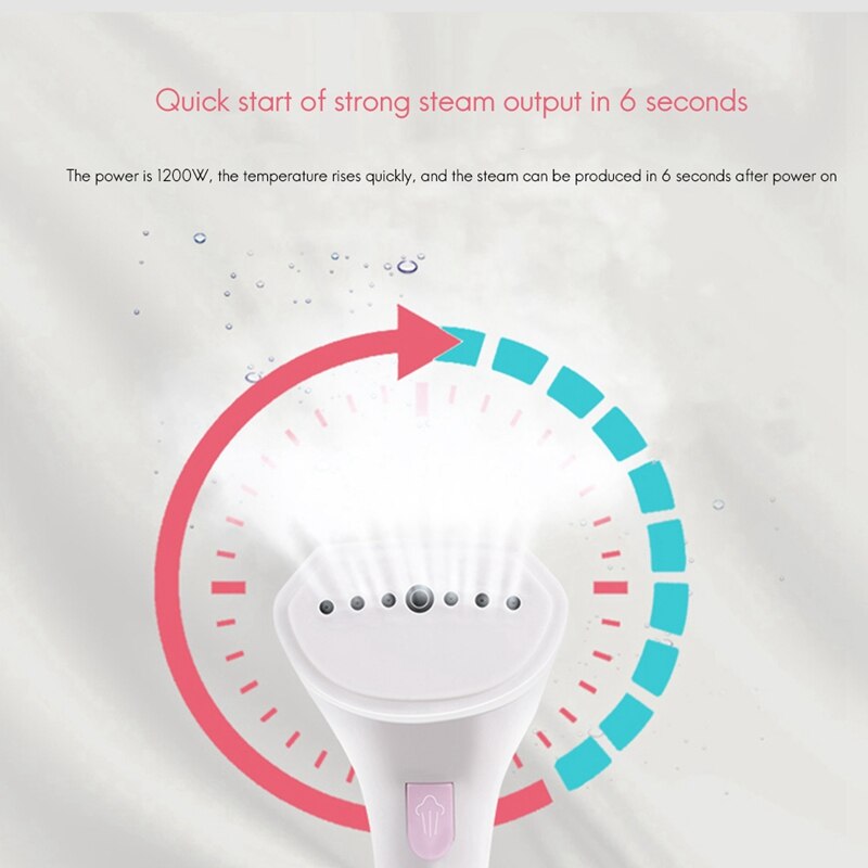 Steamer Voor Kleding Met Pomp, Kledingstuk Stof Rimpels Remover,Eu Plug