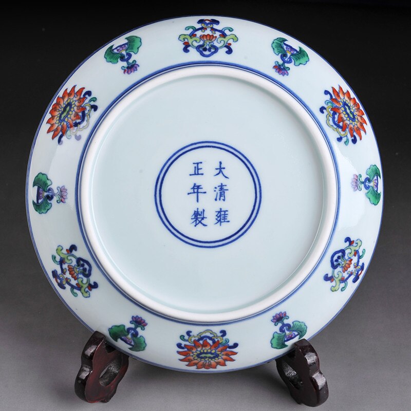 Jingdezhen Porcelain Plate Antique Porcelain Hand Painted Pastel Blue And White Ceramic Plate Hanging Plate Crafts