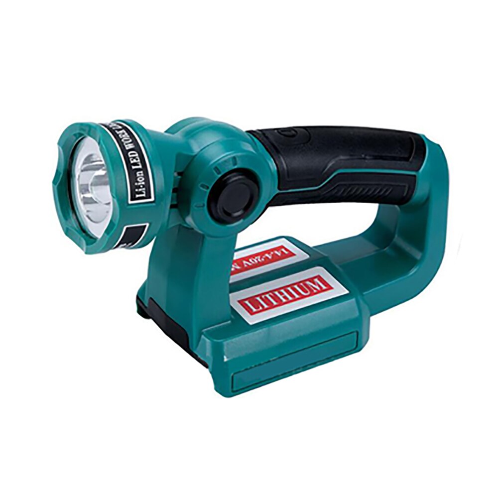 Portable Spotlight LED Warning Light Work Lamp Flashlight Torch Hand Lantern for Makita 14.4V 18V BL1830 BL1430 Li-ion Battery: Portable 3W Lamp