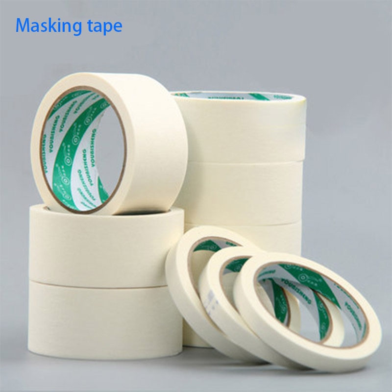 Masking tape kleur plakband verf rubber riem verf hand tear papier tape art masking pape geweven papier