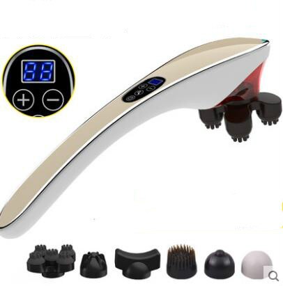 HANRIVER Massage-Stock Delfin Elektrische Halswirbel Massage Gerät körper Massagegerät Familie Relaxion Instrument: C