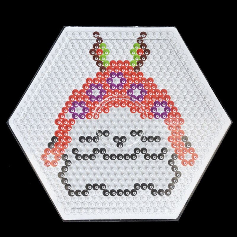 Strygning perler plade plug-in plader stryg-på perle plader gennemsigtig skabelon 66cy