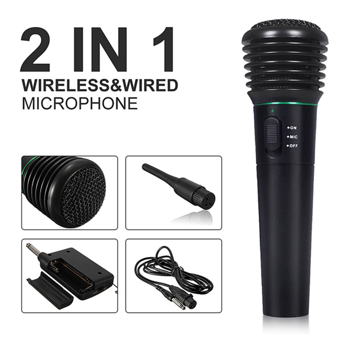Bedrade Handheld Microfoon Voor Zang Karaoke Draadloze Microfoon Professionele Luidspreker Microfoon Speler Zingen Recorder Mic