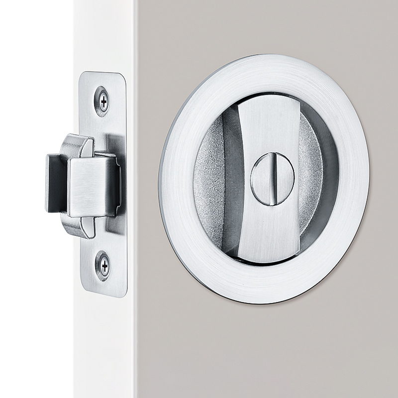 Door Lock Built-In Door Lock Handle Invisible Indoor Sliding Door Lock Can Be Used For Door Lock Handle: Orange