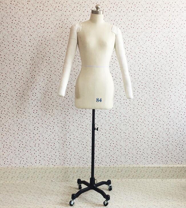 Kvinne satt opp myk væpne mannequin, bomull lin stoff kan settes vertshus enhver bøyd modell væpne 2pc/1 sett hånd mannequin , b503