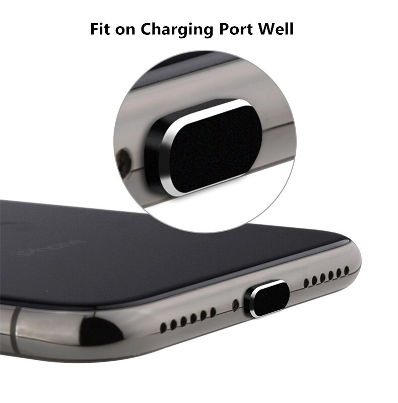 Metalen Aluminium Anti Stof Plug Voor Iphone X Xr Xs Max 8 7 Plus Jack Stof Plug Simkaart Pin telefoon Stekkers Accesorios Para Celular