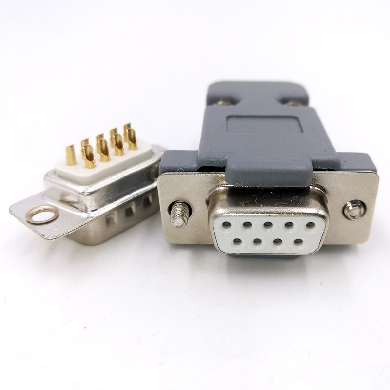 DB9 d-sub connectoren Plug rs232 9 pin jack socket adapter vrouwelijke Mannelijke DP9