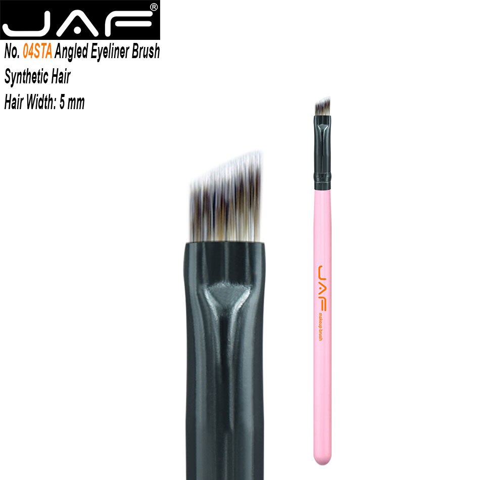 Cepillo de cejas en ángulo JAF, cepillo de cejas biselado, pincel delineador de ojos de Gel para maquillaje de ojos 04SBYA: 04STA-P