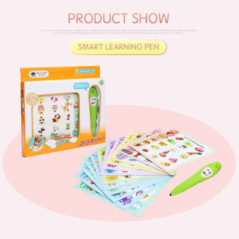 Electronic Smart Logic Learning Pen Phonetic Learning Parent Child Interaction Pen Book Toys AN88