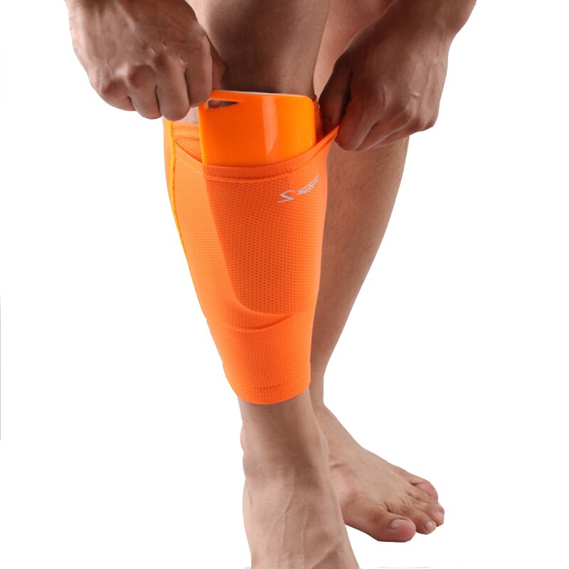 FußBall Schienbein Wachen Kalb Unterstützung Schutz FußBall Schienbein Wachen Torwart FußBall Bein Ärmel Schutz Pads Socken mit schild