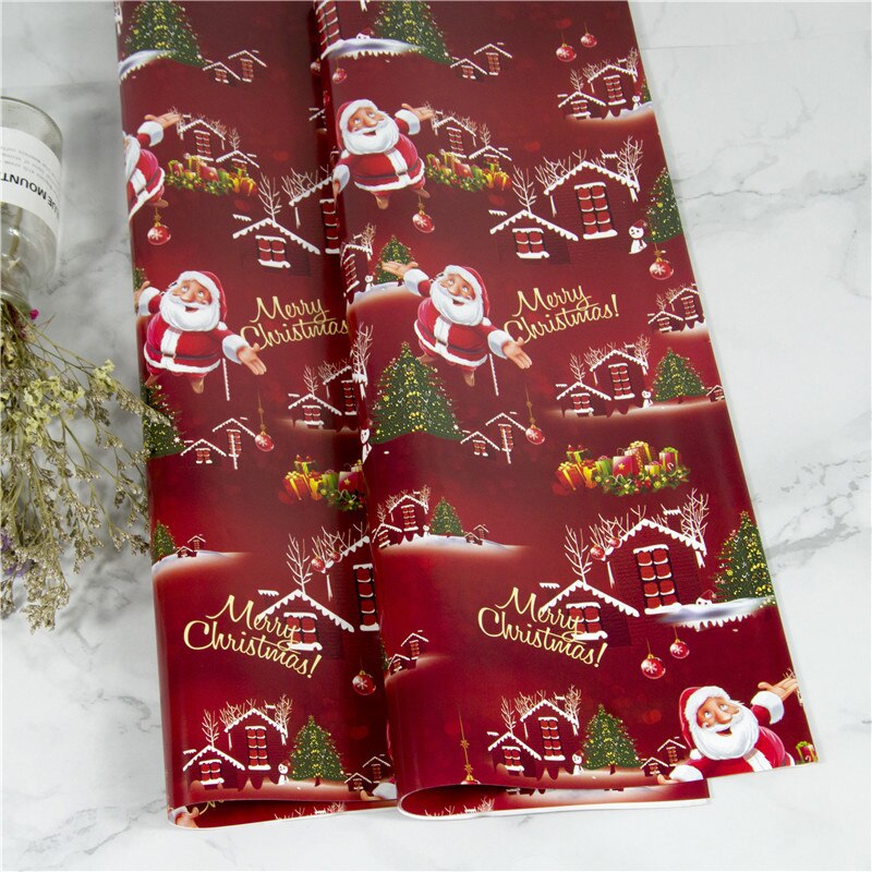 Wrapping Paper Christmas Decoration Craft Paper Box DIY Wrapping Paper Tree Wrap Decorative