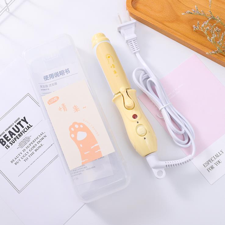 2 in 1 cartoon rol stijltang dual-use kapper dames student haar stijltang krultang draagbare elektrische spalk krultang: 02