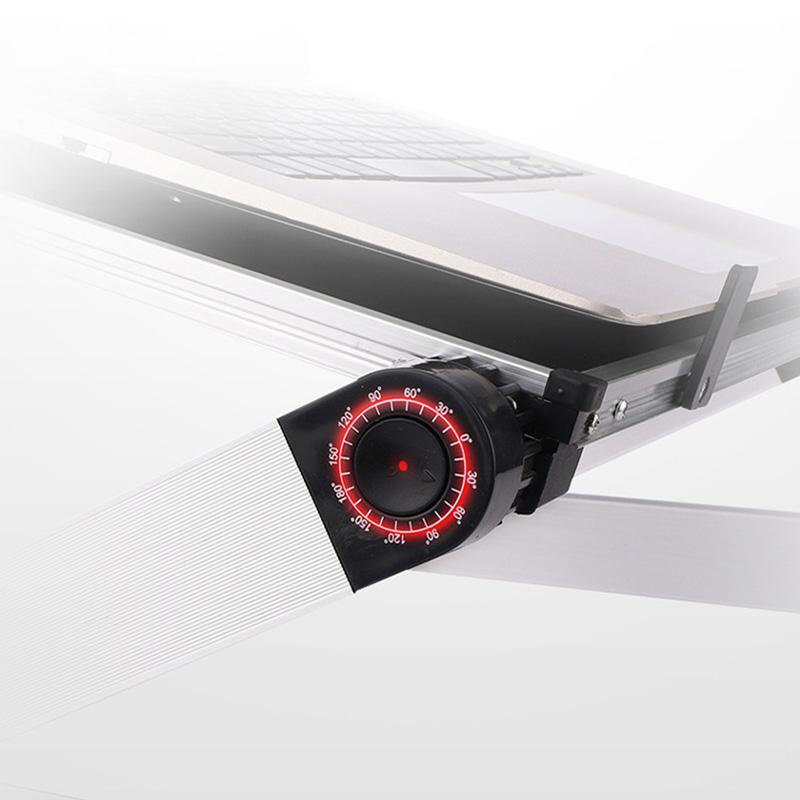 Aluminiowy laptop przenośny składany regulowany biurko na laptopa stolik strąk komputer stojak taca zeszyt PC składany stolik biurkowy