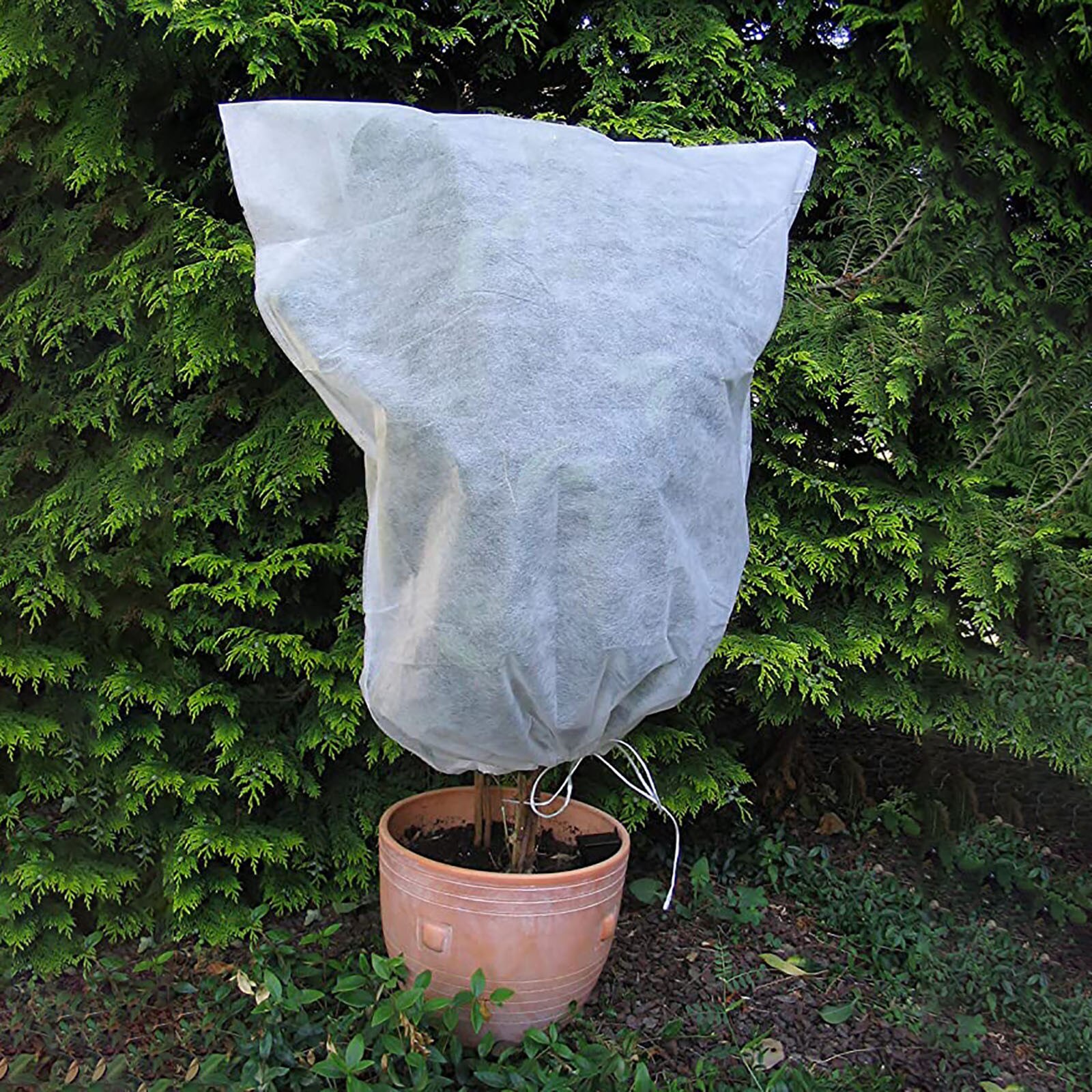Warm Cover Tree Shrub Plant Protecting Bag Frost Protection Yard Garden Winter Garden Waterbulbs Redes De Proteccion Plant Cover