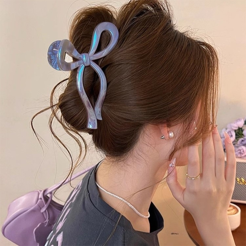 Aishg pérola arco caranguejo grampo de cabelo para mulheres geléia garra clipes tesoura forma braçadeira barrette hairpin meninas acessórios para o cabelo