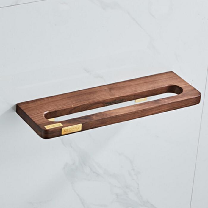 Juego de accesorios de baño, toallero, soporte de papel, barra de toalla, estante de esquina, soporte para escobilla de baño, Set de accesorios de baño dorado cepillado: towel ring