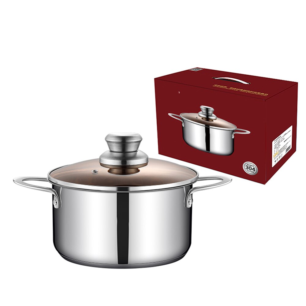 Edelstahl Verdickt Suppe Topf Milch Topf Suppe Pfanne Küche Kessel Suppe Lagerbier Kochen Induktion Gas Töpfe Kessel Kochgeschirr Topf