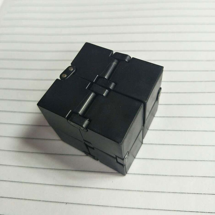 Trend Infinity Cube Magic Cube Office Flip Cubic Puzzle Stop Stress Reliever Toys Anti Depressants Autism Toys: Black