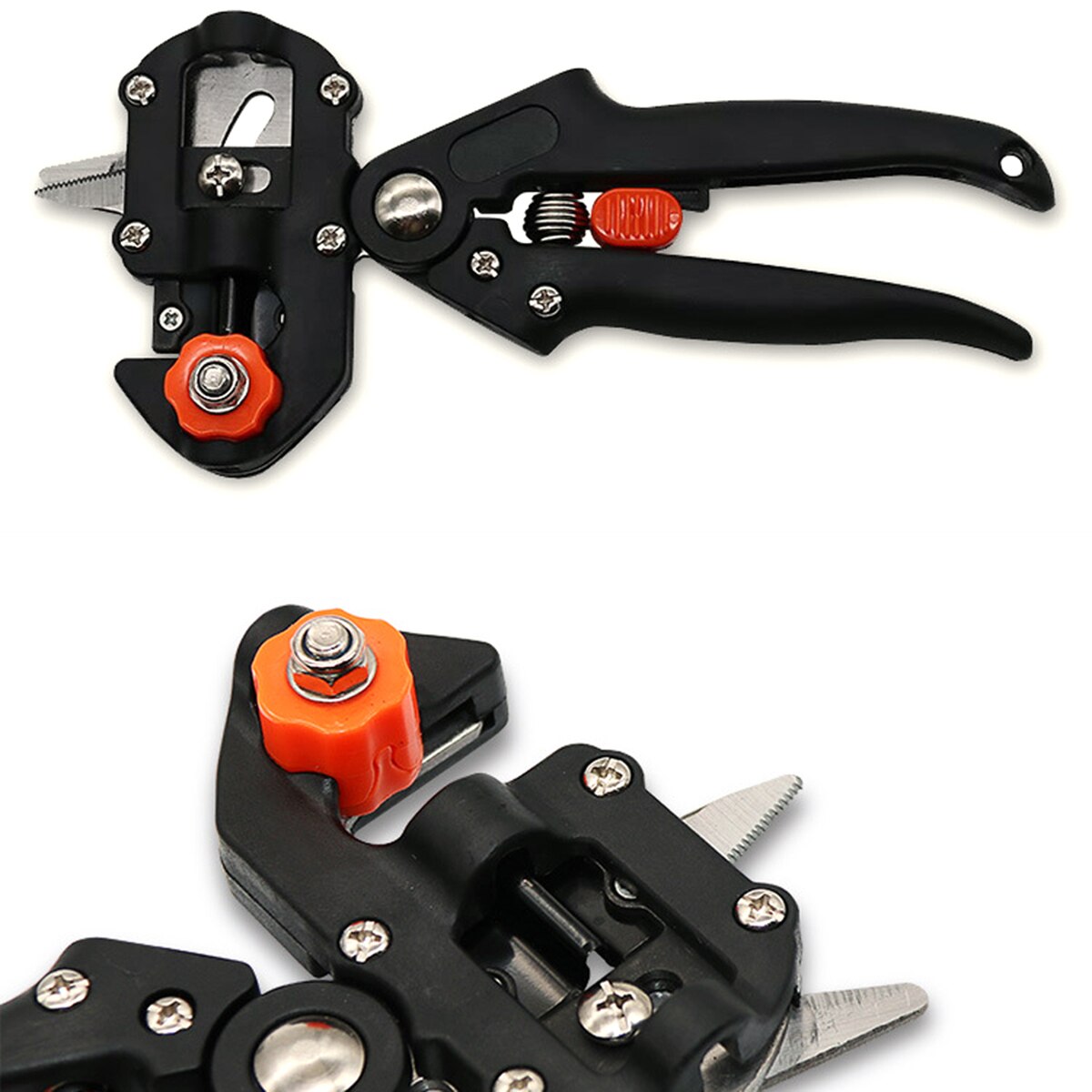 BESTOYARD Garden Fruit Tree Prune Shear Snip Grafting Cutting Tool w/2 Extra Blades Tree Grafting Kit