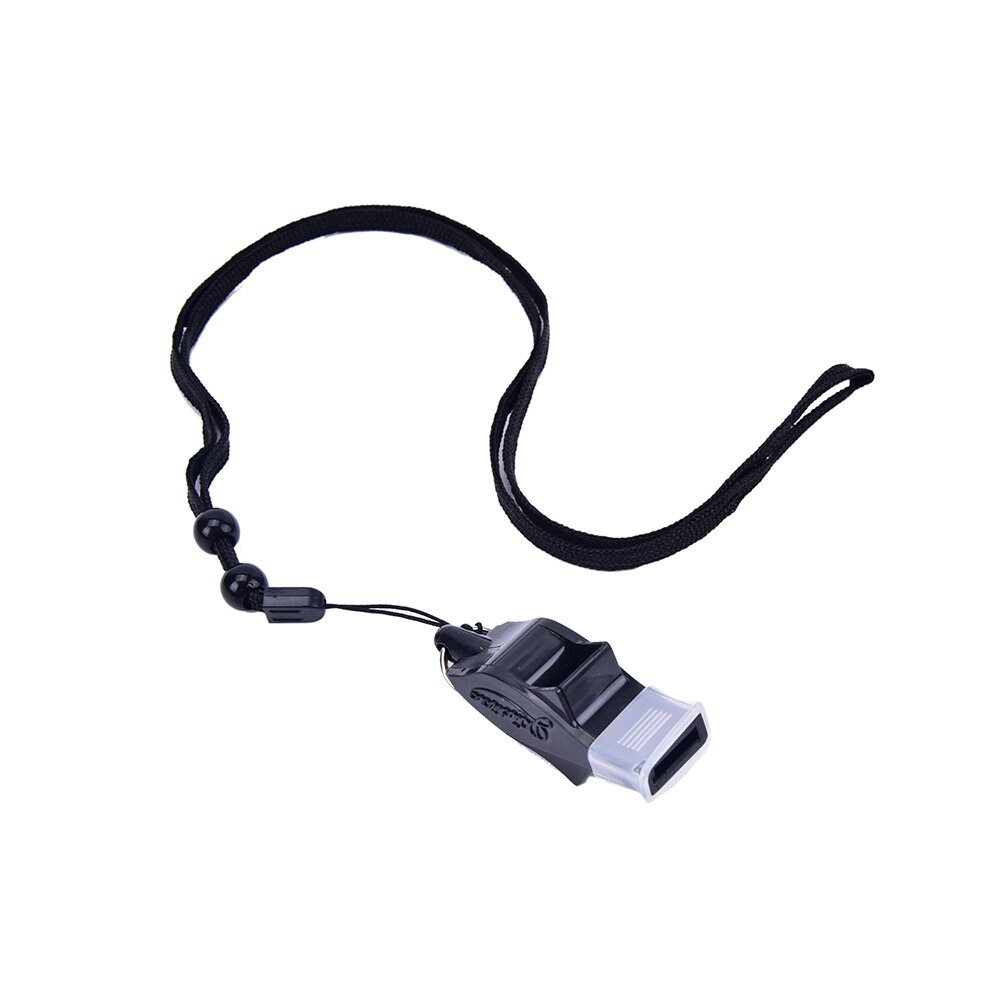 ¡Novedad de ! Kit de supervivencia de árbitro deportivo silbato de emergencia para fútbol con forma de delfín: Black