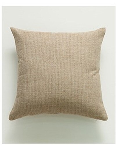 Massivt almindeligt bomulds pudebetræk med kvaster gul beige boligindretning pudebetræk 45 x 45cm pudebetræk sofa pudepude: Khaki