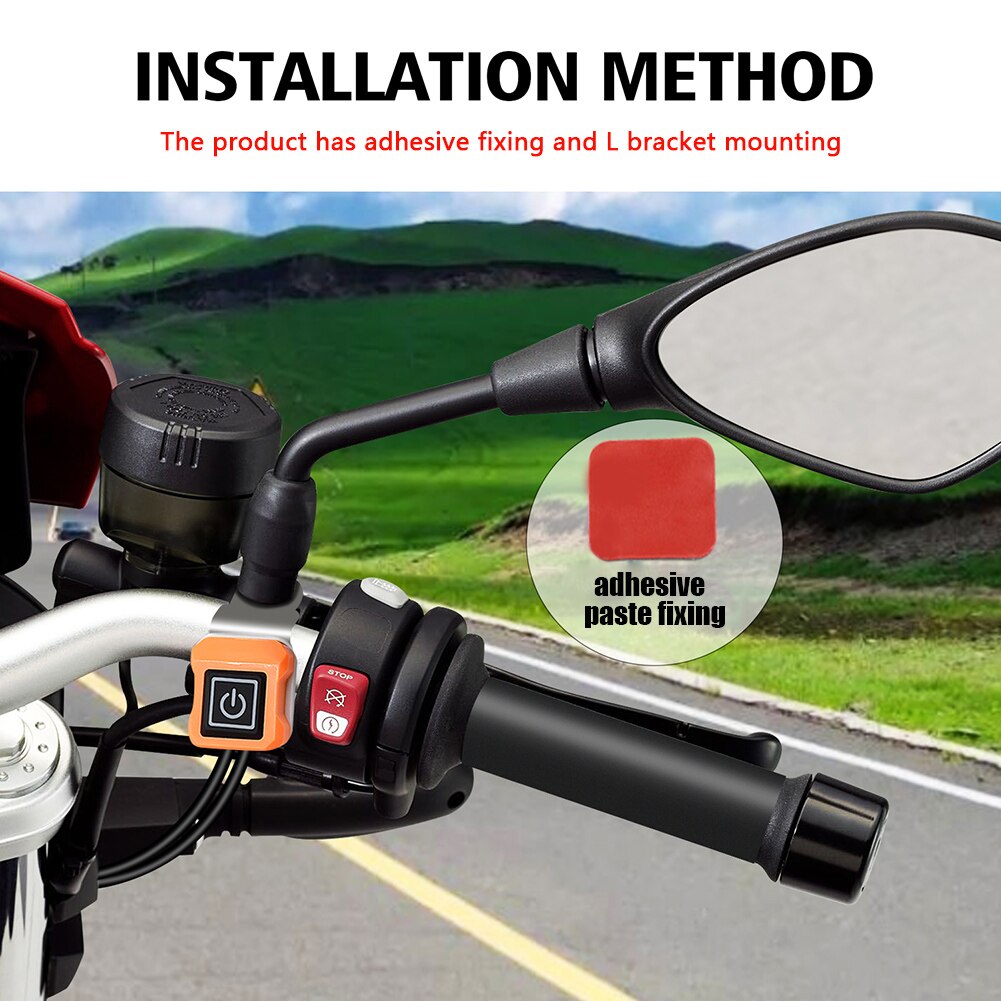 12V 3-Getriebe Motorrad Elektrische Heizung Handl Beheizte Griffe Einsätze Lenker Hand Wärmer Für ATV Motorrad Fahrrad Universal-