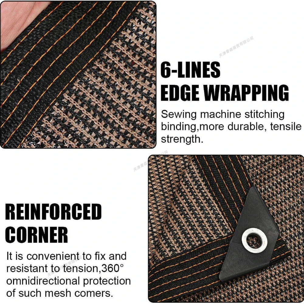 Paño de sombra para pérgola de Patio con ojales, cubierta de red parasol, dosel de protección UV para terraza de jardín al aire libre y reuniones de patio trasero