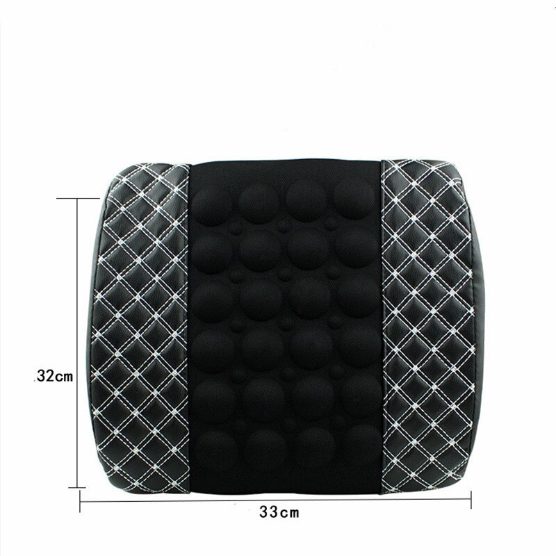 12V Car Massage Lumbar Cushion Car Electric Massage Cushion lumbar Massage Car Seat Back Cushion Waist support