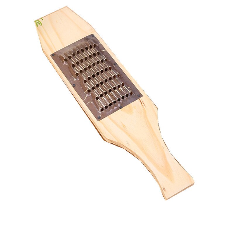 Pure copper plank radish multifunctional vegetable cutter planing old-fashioned wooden grater